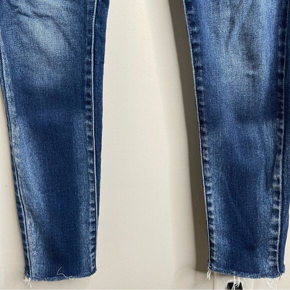 KanCan Signature Estilo Raw Hem Mid Rise Skinny Jean Size 27 - Picture 5 of 7